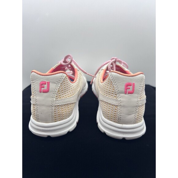 Footjoy  Womens 7.5M Golf Superlites‎ White Mesh Shoe - Picture 4 of 7